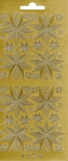 Sticker - Sterne silber