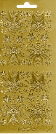 Sticker - Sterne gold