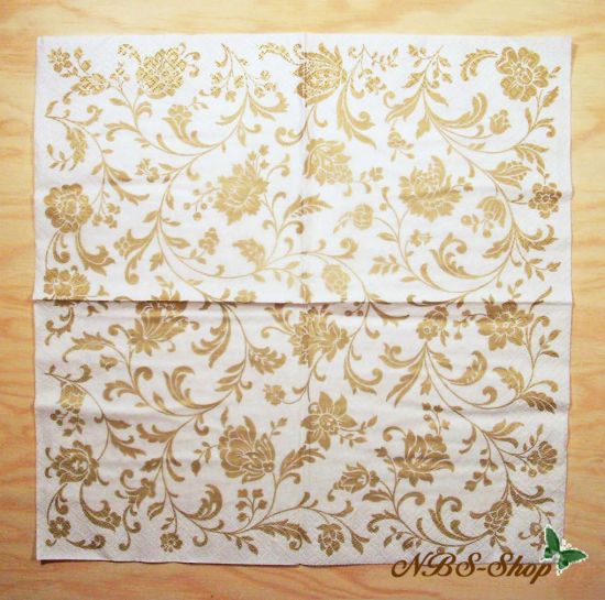 Motivserviette - Schnörkel