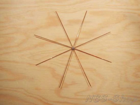 Drahtstern 8-strahlig 15cm