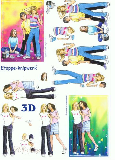 3D Bogen Freundinnen