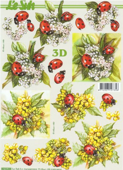 3D Bogen Marienkäfer