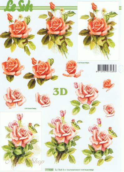 3D Bogen Rosen 1