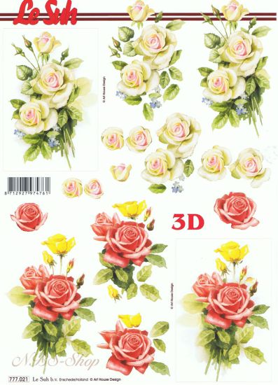 3D Bogen Rosen 2