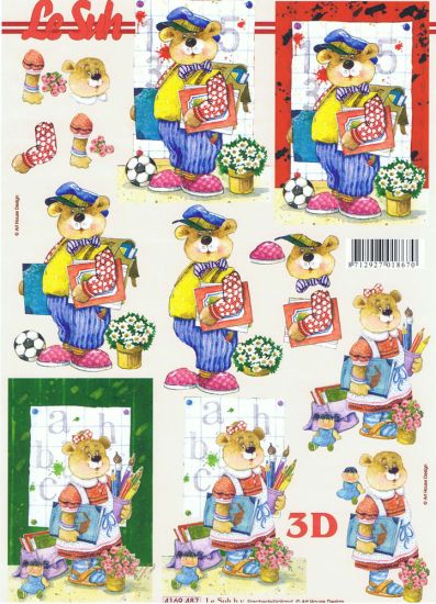 3D Bogen Einschulung