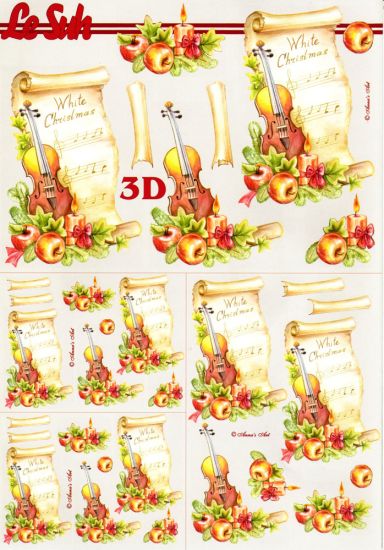 3D Bogen Violine 3er