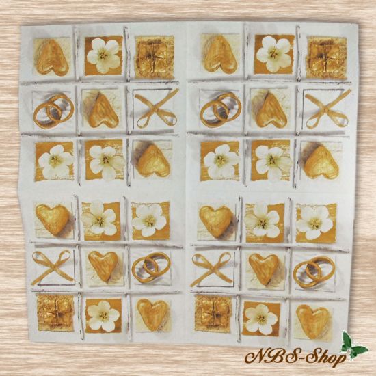 Motivserviette - Hochzeit