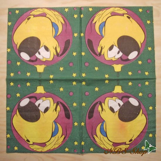 Motivserviette - Pluto