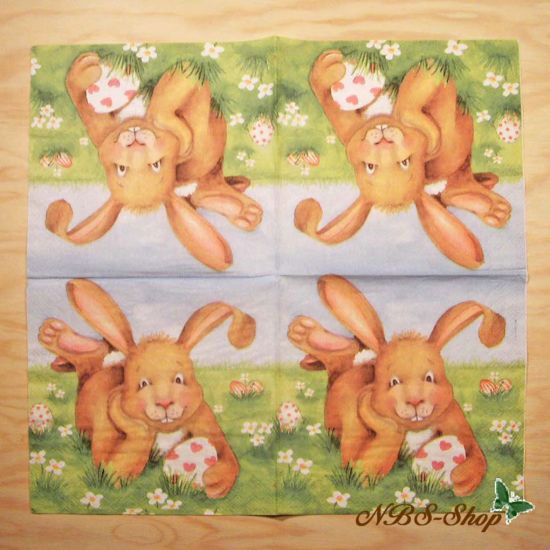 Motivserviette - Osterhase