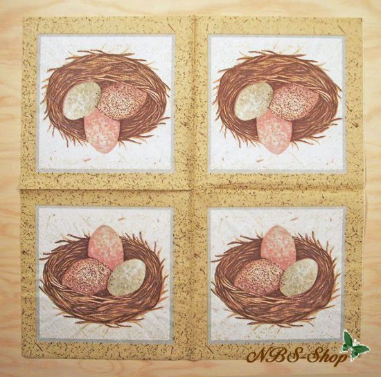 Motivserviette - Nest