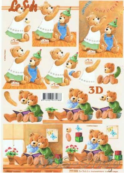 3D Bogen Teddy Party