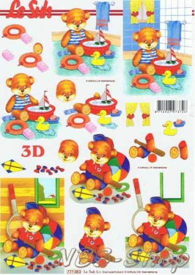 3D Bogen Spielzeug - Teddy