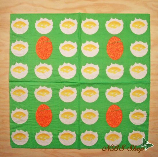 Motivserviette - Eier