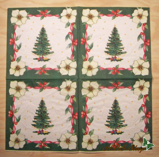 Motivserviette - Tannenbaum