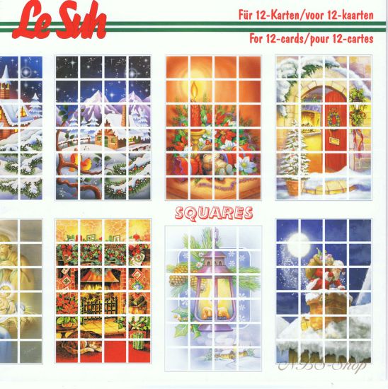 Buch mit Squares-Motiven "Weihnacht"