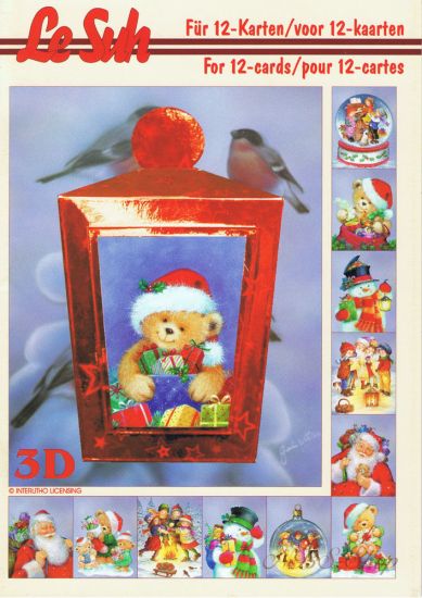 3D Buch DIN A5 Weihnachtsmotive