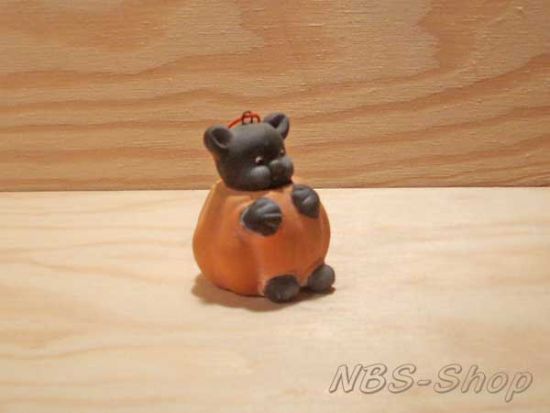 Kürbis mit Fledermaus