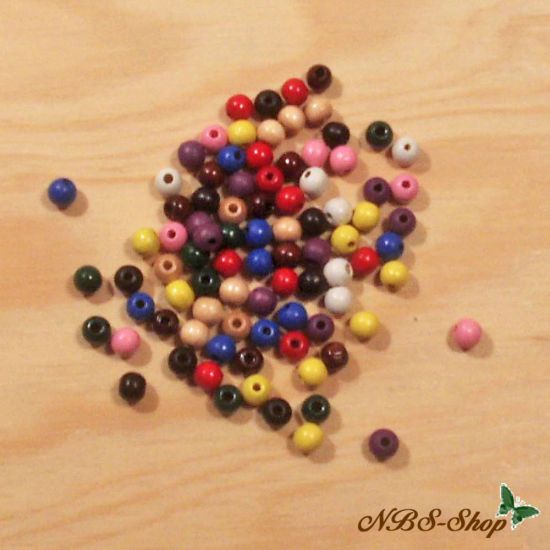 Holz-Perlen 8mm
