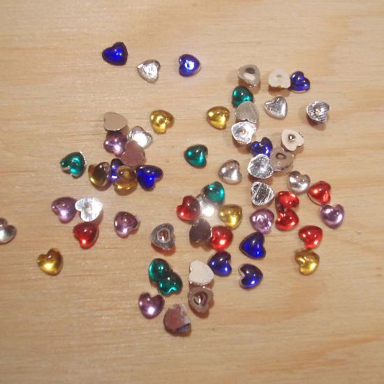 Schmucksteine Herzen