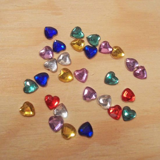 Schmucksteine Herzen