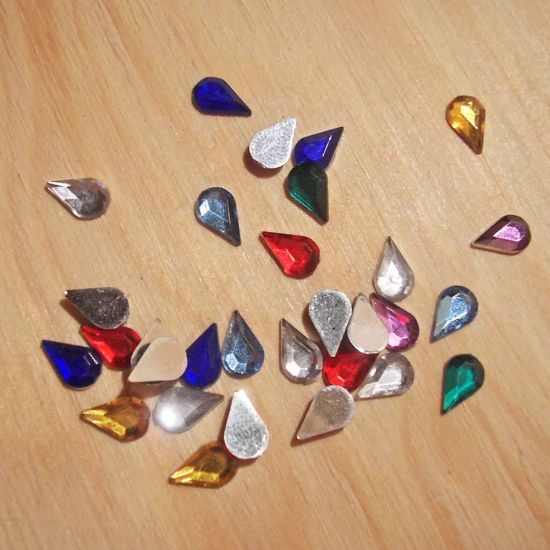 Schmucksteine Tropfen