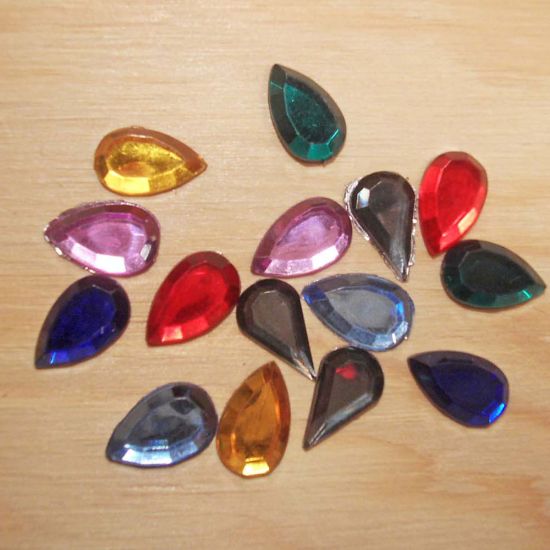 Schmucksteine Tropfen