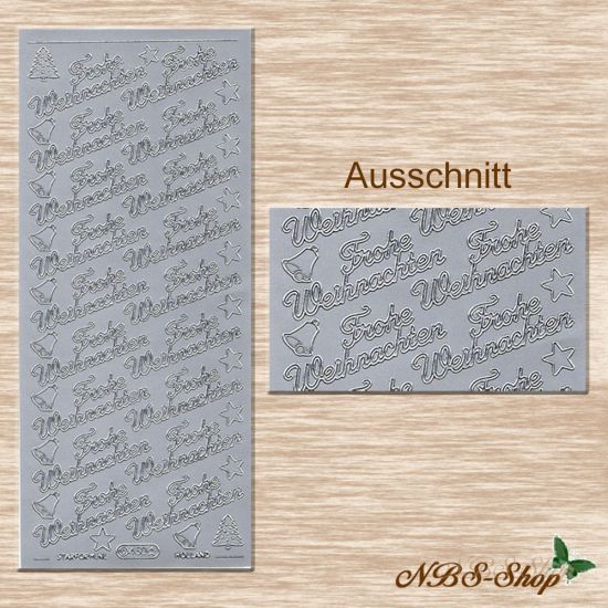 Sticker- "Frohe Weihnachten"