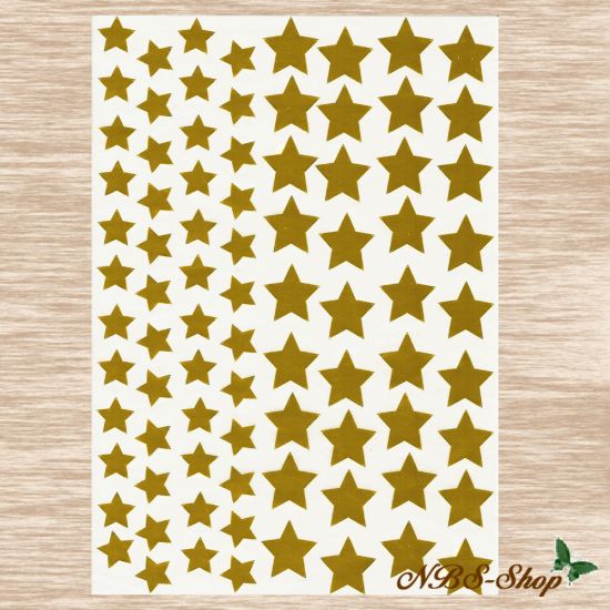 sticker goldene sterne