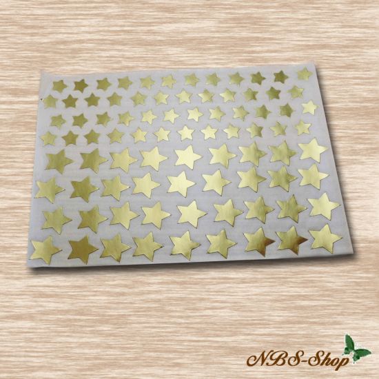 sticker goldene sterne
