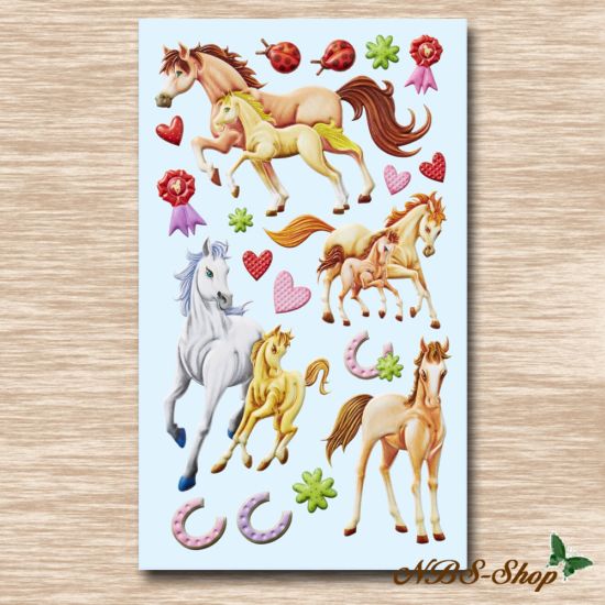 Soft-Sticker Pferde