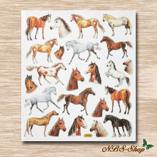Sticker mit Pferdemotiven