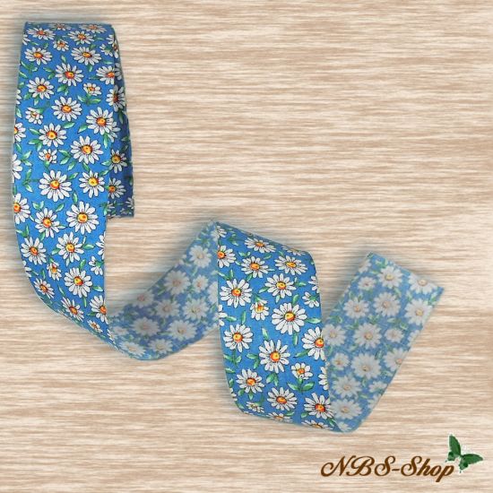 Geschenkband mit Margeriten