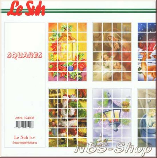Buch mit Squares-Motiven "Weihnacht"