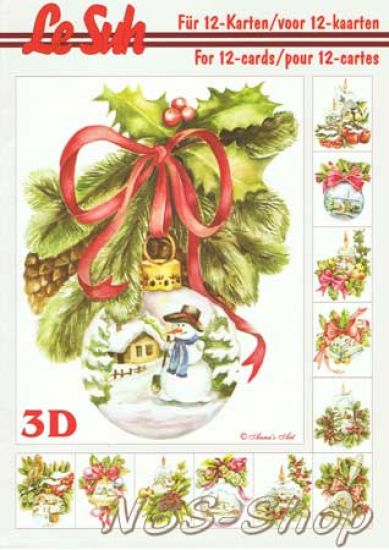 3D Buch DIN A5 Weihnachtsbaumschmuck