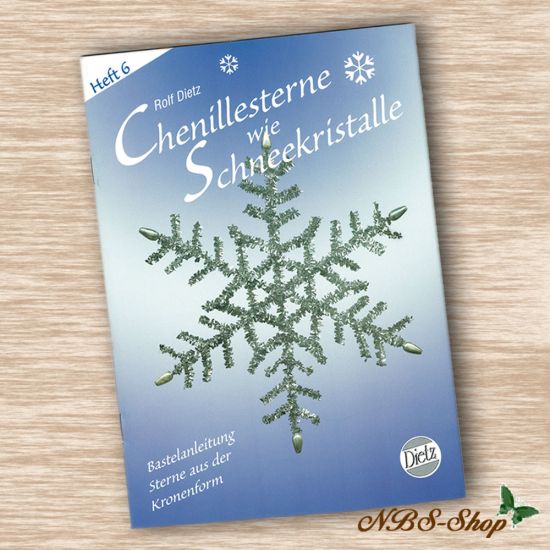 Chenilledraht wie Schneekristalle Heft 6