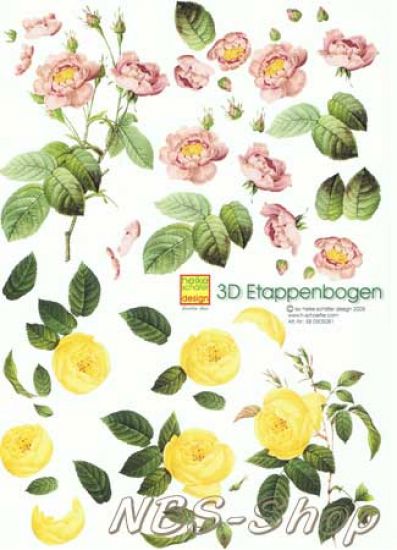3D Bogen Blumen 2