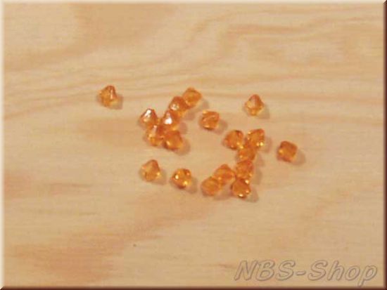 Acryl - Facette Perlen spitz 3,5mm