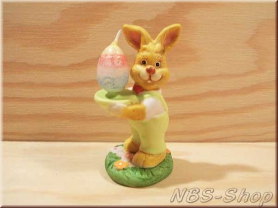 Hase mit Mini - Eikerze