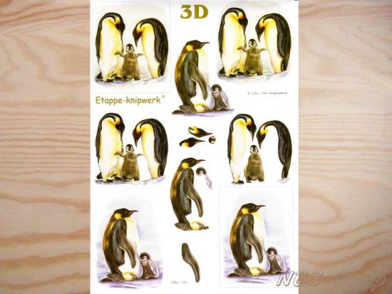 3D Bogen Pinguine