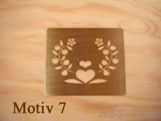 Prägeschablone Herz-Ranke