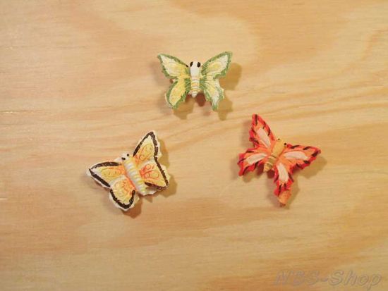 Schmetterlinge mini mit Klebepunkt