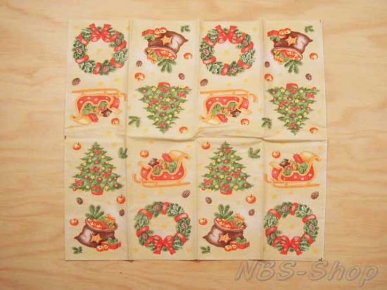 Motiv-Taschentücher - Weihnachtsbaum