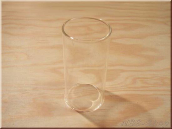 Windlichtglas unten offen