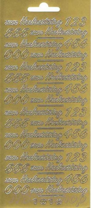 Sticker- "Hochzeitstag"