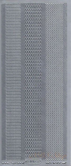 Sticker - Streifen silber