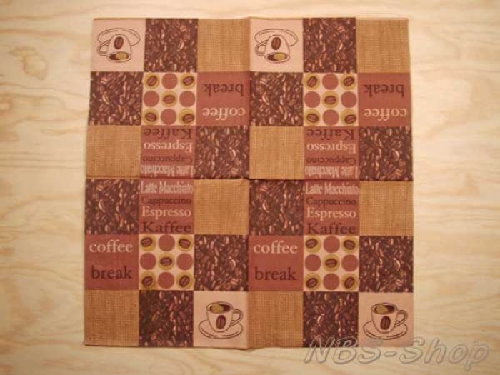 Motivserviette - Kaffee-Pause