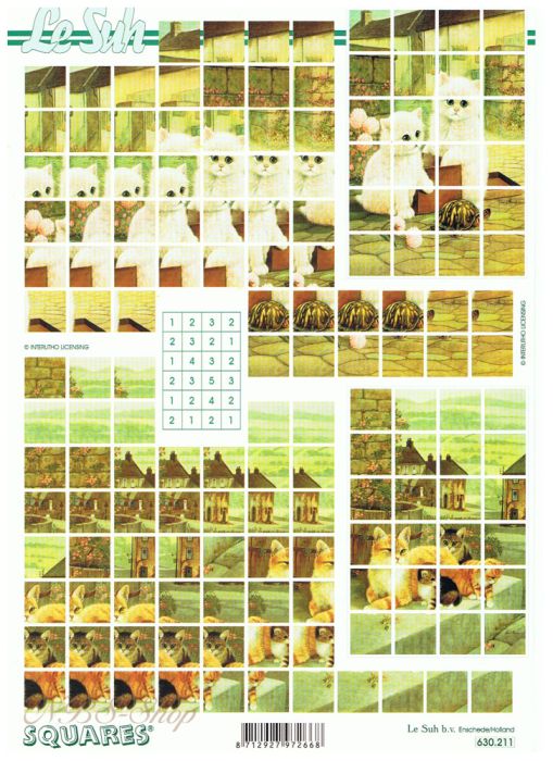 Squares Bogen Katzen