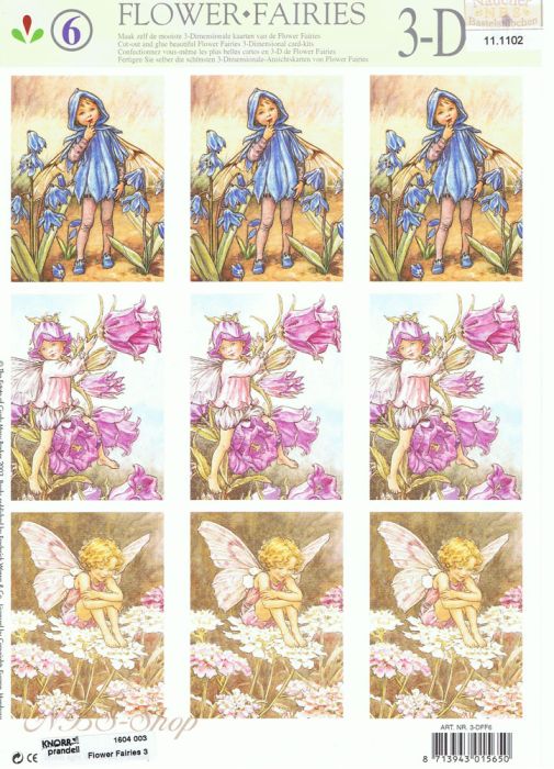 3D Bogen Flower-Fairies 6