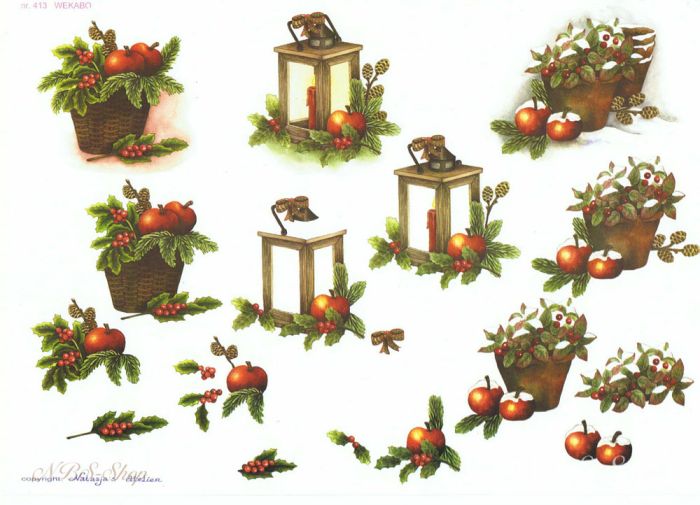 3D Bogen 3 Minis mit Laterne