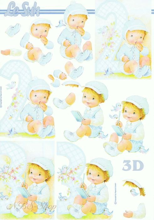 3D Bogen Junge 2. und 3. Geburtstag